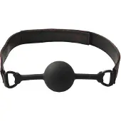 Fifty Shades of Grey - mondknevel - verstelbaar - zwart-rood