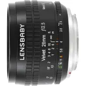 Lensbaby Velvet 28 Canon RF-mount objectief Zwart