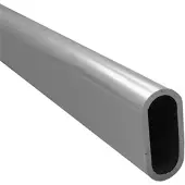 Hermeta AluArt Buis ovaal 30x14mm aluminium