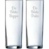 Arcoroc Gegraveerde longdrinkglas 31cl De Bêste Pake-De Bêste Beppe