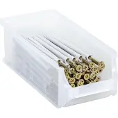 Allit 456263 Transparante opbergbox ProfiPlus, model 4, gemaakt van PP-kunststof