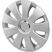 Pricenet wieldoppen Aura 15 inch zilver set van 4
