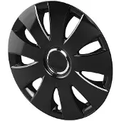 Pricenet wieldoppen Aura 15 inch zwart set van 4
