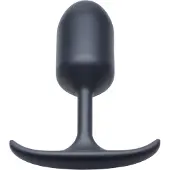 Vuxen - Siliconen Buttplug met Metalen Gewicht - 4 maten L