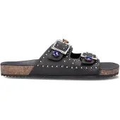 Wysh Meisjes Slippers Josephine - Zwart - Maat 39