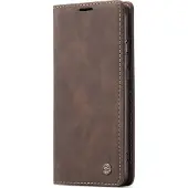 CASEME Bookcase voor OnePlus Nord - Bruin