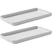 Aida Raw schotel 18x34 cm 2-pack Arctic white