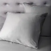 Dekbed Discounter Kussenslopen Satijn Zilver: 2-PACK