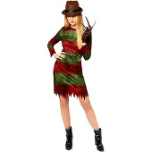 Amscan Halloween Kostuum Freddy Krueger Dames Officieel - Maat L