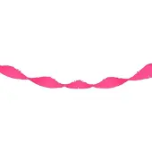 Folat Neon roze Crepe Papier Slinger - 18 meter