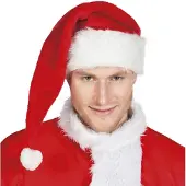 Boland - Kerstmuts deluxe - Één maat - Volwassenen - Unisex - Kerst