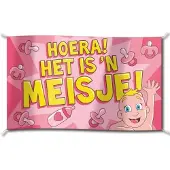 Paper Dreams Gevelvlag Geboorte Meisje XXL