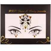 Partyxplosion Gezichts steentjes eye flower luxe