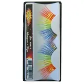 Thema party Wimpers multi colour lang (Multi colour)