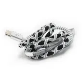 ISY Usb-kabel - Usb-c 1 M Zwart / Wit (iuc-4100-sb-c)