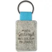 Miko Sleutelhanger - Geslaagd | Vilt (grijs / blauw)