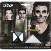 Boland Make up kit Skelet (Grijs, zwart en wit)