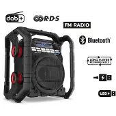 Perfectpro TP3 Bouwradio - FM RDS / DAB+ - AUX-in - Bluetooth - Werkt Op Netstroom En Batterij