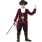 Vegaoo Piraten kapitein kostuum voor jongens - Verkleedkleding - 134-146