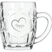 Libbey Gegraveerde Bierpul 55cl Beppe mei hert