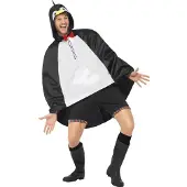 Smiffy Party Poncho festival pinguïn