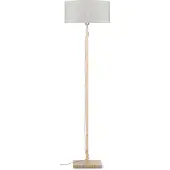 Good&Mojo Bamboe LED Staande Lamp Fuji | 1X E27 Max 60W | Light Linen