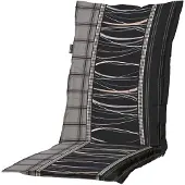 Madison tuinkussens lage rug lines grey 105x50 -
