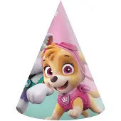 Globos Nordic Vegaoo - 6 Paw Patrol feesthoedjes Skye en Everest