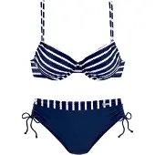 LASCANA Bikini navy / wit