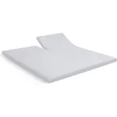 Kayori Split Topper Hoeslaken Shizu Wit (Percal)-180 x 200 cm