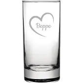 Fusion Gegraveerde longdrinkglas 28,5cl Beppe mei hert