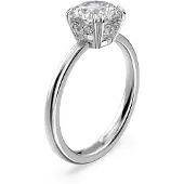 Swarovski Ring 'Stilla' zilver / wit