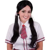 Espa Pruik schoolmeisje Vivian zwart