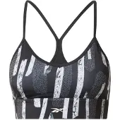 Reebok MYT Printed Sport Bh Dames - Sportbeha's Zwart S