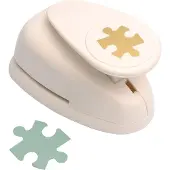 Vaessen creative Pons - Figuurpons - Puzzelstuk - 3,9 x 4,9 cm