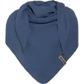 Knit Factory Liv Omslagdoek/Sjaal - Jeans - 190x85 cm