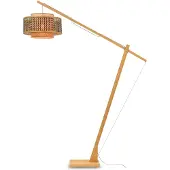 Good&Mojo Bamboe LED Staande Lamp Bhutan | 1X E27 Max 60W | Natural/Black