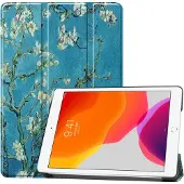 Mobigear Tri-Fold Bookcase voor Apple iPad 7 (2019) - Amandelbloesem