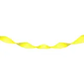 Folat Neon gele Crepe Papier Slinger - 18 meter