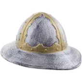 Funny fashion Schildknaap helm zilver | Ridder night (zilver)