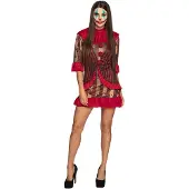 Boland Clown Kostuum Vrouw Midnight