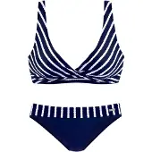 LASCANA Bikini navy / wit