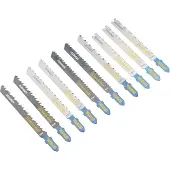 Irwin set decoupeerzaagbladen 10PCS - carbide-coating - geschikt voor metaal en keramiek