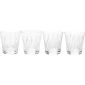 Lalique Lotus set van 4 glazen