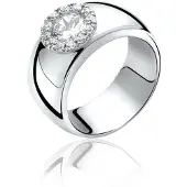 Zinzi - Zilveren Ring - Maat 54 ZIR665-54