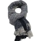 Sarlini Sjaal Dames Winter Sjaal Multy-Navy