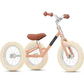 Veloretti Driewieler 2 in 1 Loopfiets met zijwieltjes - 1.5 t/m 4 jaar - 12 inch - Roze