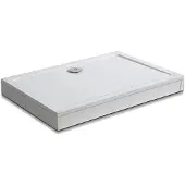 Sanexo Douchebak Wit Daisy Rechthoek Hoog 120X80 Polystone (Exclusief Sifon)