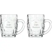 Libbey Gegraveerde Bierpul 55cl De Leafste Skoanheit-De Leafste Skoanmem
