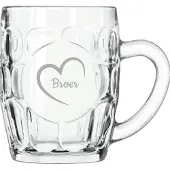Libbey Gegraveerde Bierpul 55cl Broer mei hert